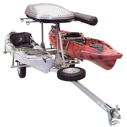 Malone MicroSport™ LowBed™ Trailer W/Tier, Spare, 2 Sets MegaWings™, Cargo Box, Rod Tube 5 Malone MicroSport™ LowBed™ Trailer W/Tier, Spare, 2 Sets MegaWings™, Cargo Box, Rod Tube