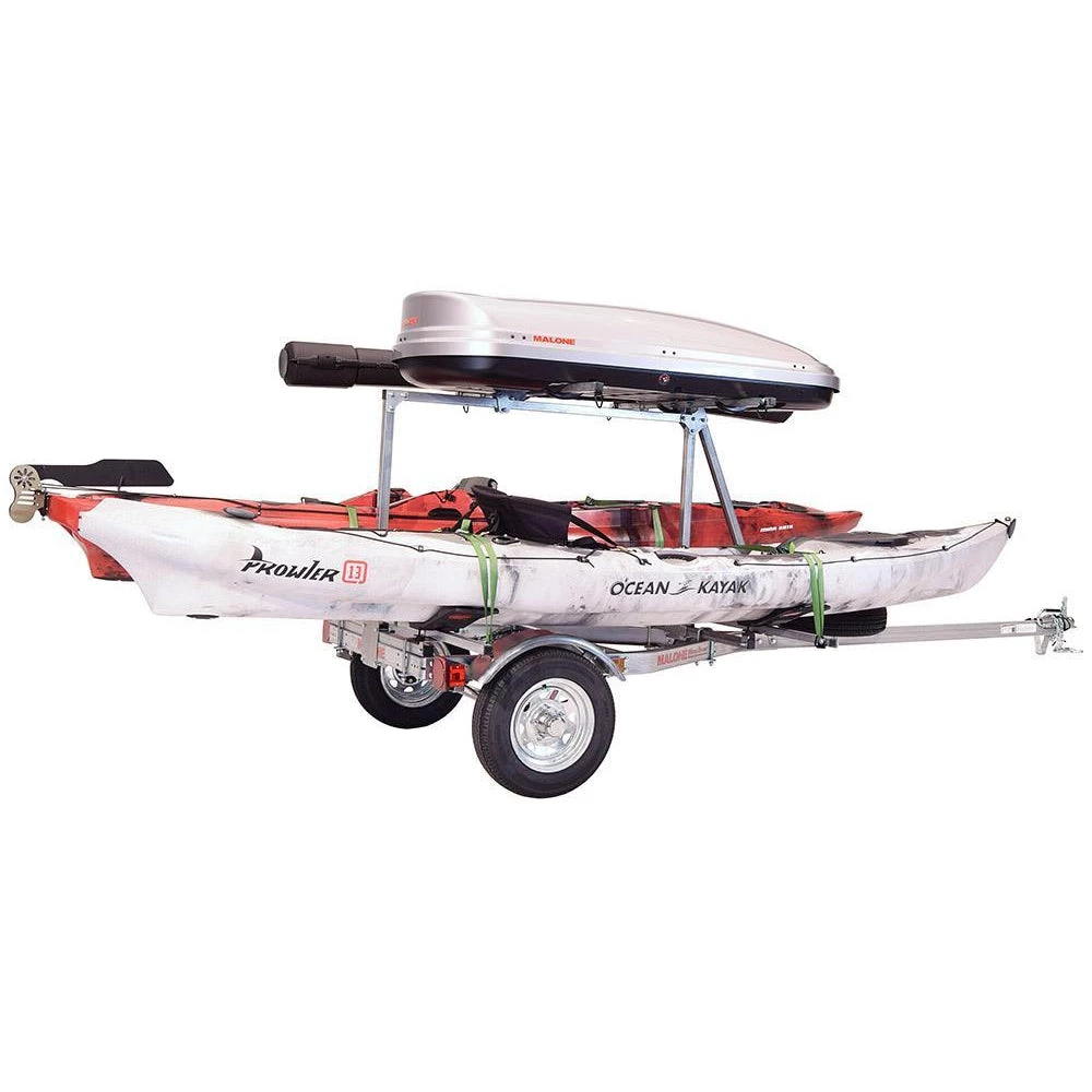 Malone MicroSport™ LowBed™ Trailer W/Tier, Spare, 2 Sets MegaWings™, Cargo Box, Rod Tube 7 Malone MicroSport™ LowBed™ Trailer W/Tier, Spare, 2 Sets MegaWings™, Cargo Box, Rod Tube