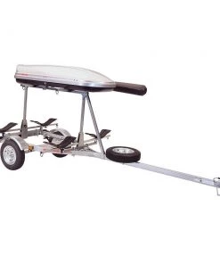 Malone MicroSport™ LowBed™ Trailer W/Tier, Spare, 2 Sets MegaWings™, Cargo Box, Rod Tube