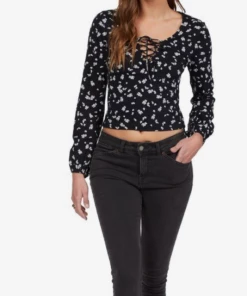 Shirts & Tops Roxy Women's Desert Paradise Long Puff Sleeve Top