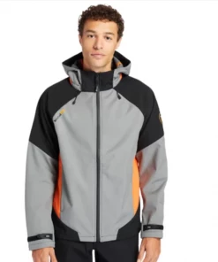 Coats, Jackets & Bibs Timberland Pro Men's Powerzip Hooded Softshell Jacket
