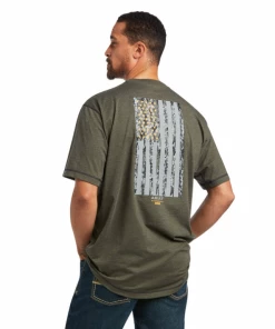 Ariat Men's Rebar Workman Reflective Flag T-Shirt (10039178) Shirts & Tops 13 Ariat Men's Rebar Workman Reflective Flag T-Shirt (10039178) Shirts & Tops