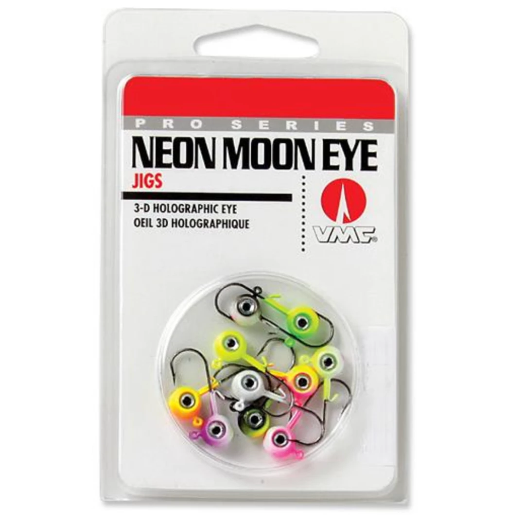 VMC Neon Moon Eye Jigs 1/16 3 VMC Neon Moon Eye Jigs 1/16