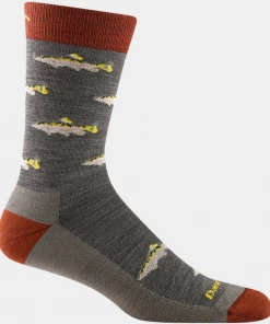 Darn Tough Men's Spey Fly Crew Lightweight Lifestyle Sock (6085) Socks