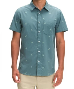 North Face Men's Baytrail Jaquard SS Button Up Shirt