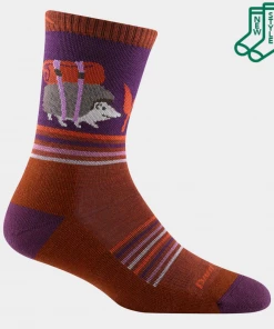 Socks Darn Tough Women's Critter Club Micro Crew Lightweight Hiking Sock (5001)