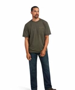 Ariat Men's Rebar Workman Reflective Flag T-Shirt (10039178) Shirts & Tops 10 Ariat Men's Rebar Workman Reflective Flag T-Shirt (10039178) Shirts & Tops