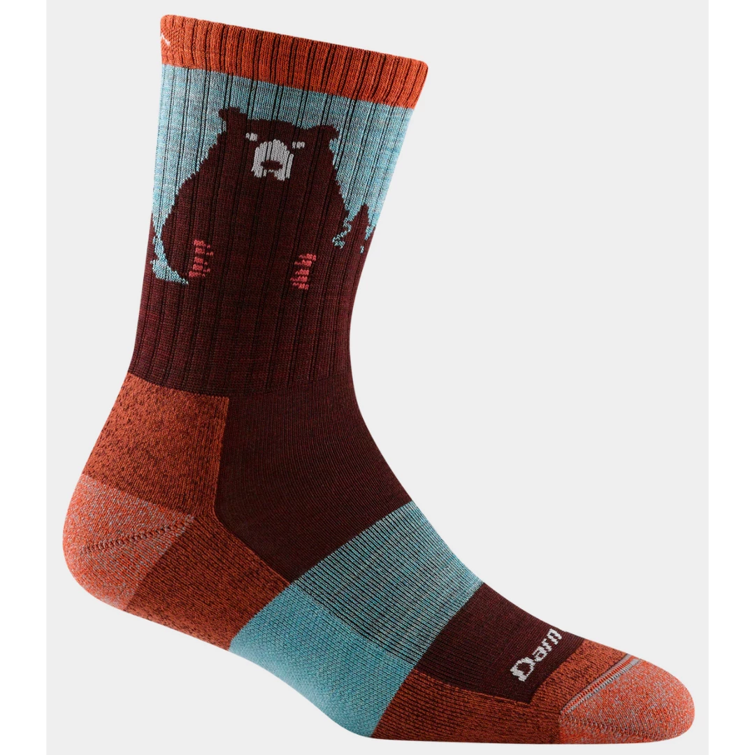 Socks Darn Tough Women's Bear Town Micro Crew Lightweight Hiker Sock (1970) 5 Socks Darn Tough Women's Bear Town Micro Crew Lightweight Hiker Sock (1970)