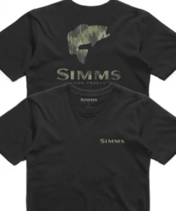 Simms Men's Bass Pine Camo T-Shirt