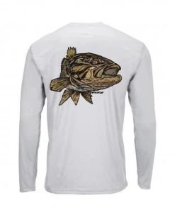 Simms Shirts & Tops Simm's Men's Wind Rose North Solar Tech Tee Long Sleeve