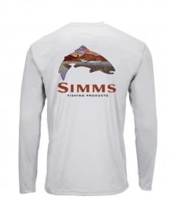 Simms Shirts & Tops Simm's Men's Wind Rose North Solar Tech Tee Long Sleeve