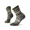 Smartwool Women's Hike Light Cushion Stitch Stripe Mid Crew Socks (SW001577D11)