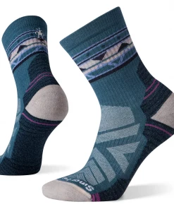 Smartwool Women's Hike Light Cushion Zig Zag Valley Mid Crew Socks (SW001580D17)