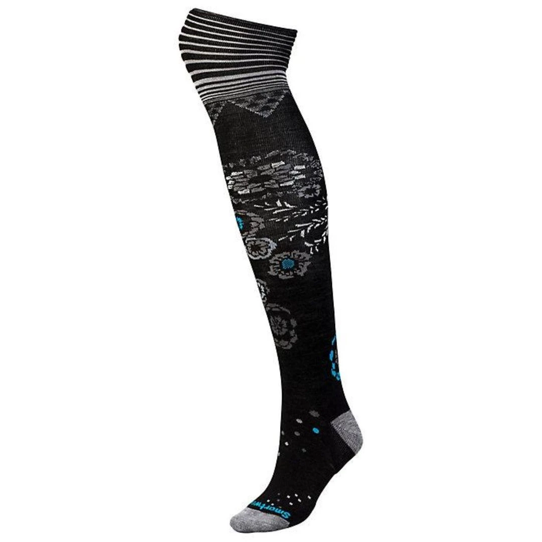 Socks Smartwool Women's Marigold Maiden Black Over-The-Knee Sock 3 Socks Smartwool Women's Marigold Maiden Black Over-The-Knee Sock