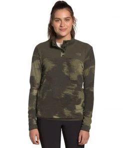 The North Face Women's TKA Glacier Snap-Neck Pullover