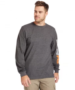Shirts & Tops Timberland Pro Base Plate Blended Long-Sleeve T-Shirt