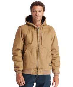 Timberland Pro Men's Gritman Lined Hooded Canvas Jacket
