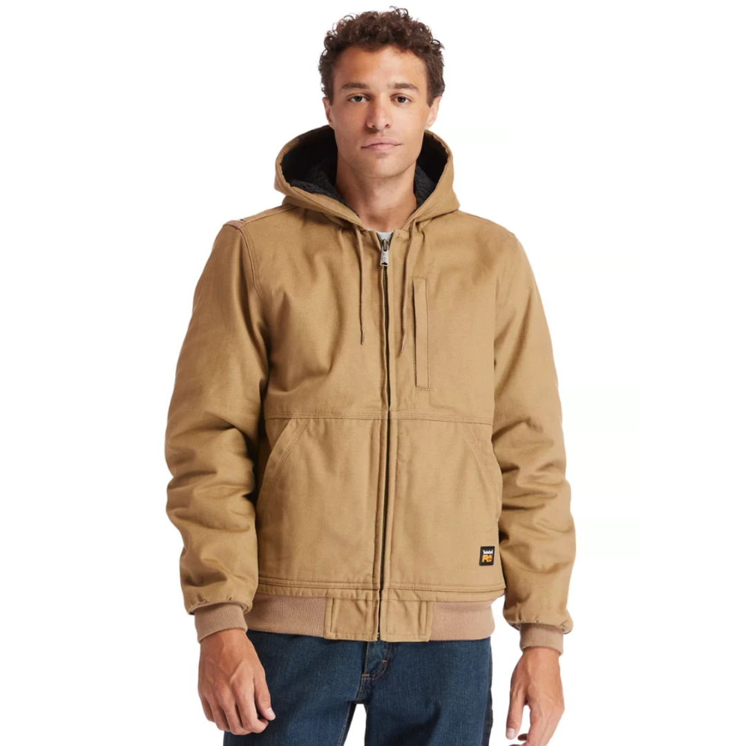 Timberland Pro Men's Gritman Lined Hooded Canvas Jacket 3 Timberland Pro Men's Gritman Lined Hooded Canvas Jacket