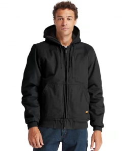 Timberland Pro Men's Gritman Lined Hooded Canvas Jacket 5 Timberland Pro Men's Gritman Lined Hooded Canvas Jacket