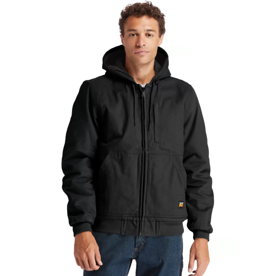 Timberland Pro Men's Gritman Lined Hooded Canvas Jacket 4 Timberland Pro Men's Gritman Lined Hooded Canvas Jacket