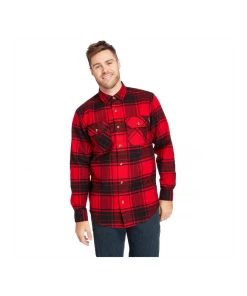 Timberland Pro Men's WOODFORT HEAVYWEIGHT FLANNEL WORK SHIRT