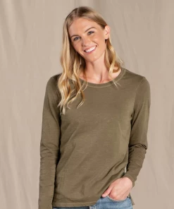 Toad&Co Women's Primo Long Sleeve Crew Shirts & Tops