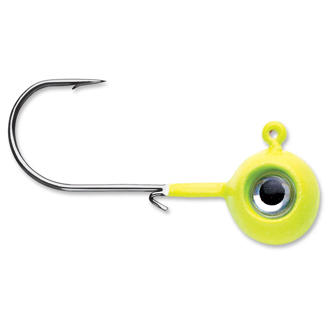VMC Neon Moon Eye Jigs 1/8 Oz 6 VMC Neon Moon Eye Jigs 1/8 Oz