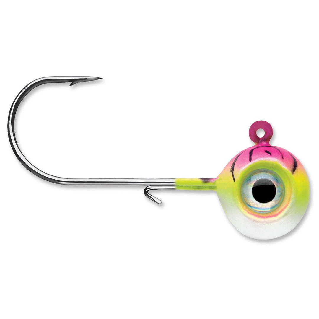 VMC Neon Moon Eye Jigs 1/8 Oz 3 VMC Neon Moon Eye Jigs 1/8 Oz