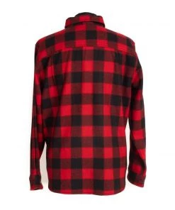 Woolly Dry Goods Men's Woolly Check Washable Wool Shirt Shirts & Tops