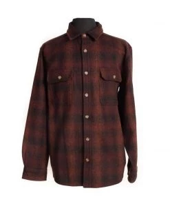 Woolly Dry Goods Men's Ombre Washable Wool Shirt Shirts & Tops