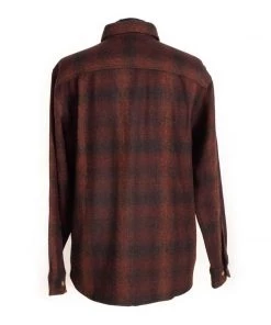 Woolly Dry Goods Men's Ombre Washable Wool Shirt Shirts & Tops