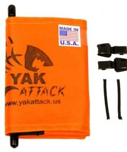 YakAttack Orange ProGlo Flag Kit 6" X 18" Kayak Accessories