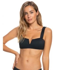 Roxy Women's Love The Coco V Bralette Bikini Top Swimwear