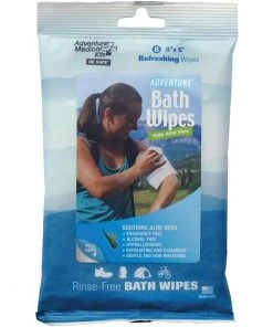 Adventure Medical Camping Accessories Adventures Bath Wipes 8"x 5"