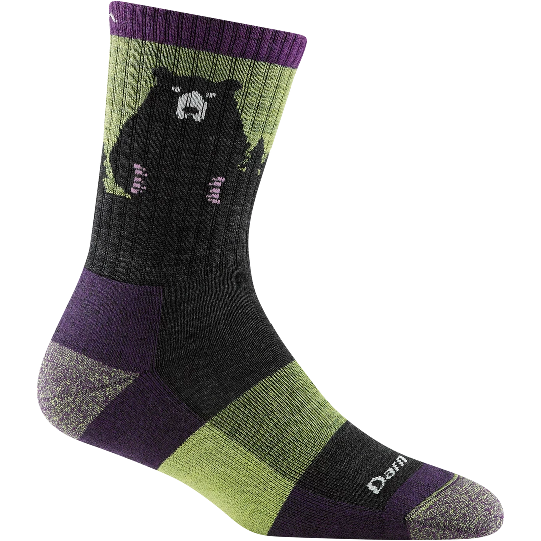 Socks Darn Tough Women's Bear Town Micro Crew Lightweight Hiker Sock (1970) 4 Socks Darn Tough Women's Bear Town Micro Crew Lightweight Hiker Sock (1970)